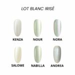 LOT BLANC IRISÉ